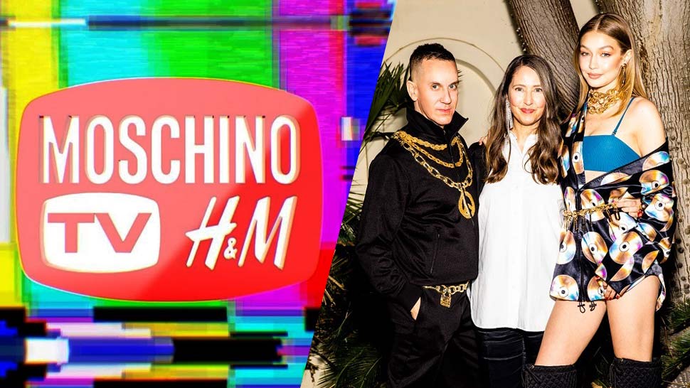 H&m moschino clearance tv