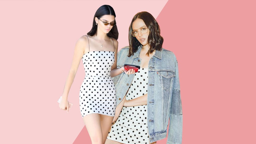 Kendall polka dot sales dress