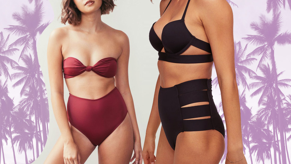 Women's swimwear for big on sale hips