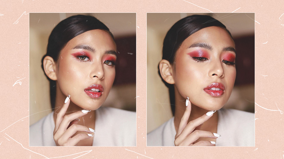 Lotd Gabbi Garcia S Monochromatic Berry Makeup Preview Ph