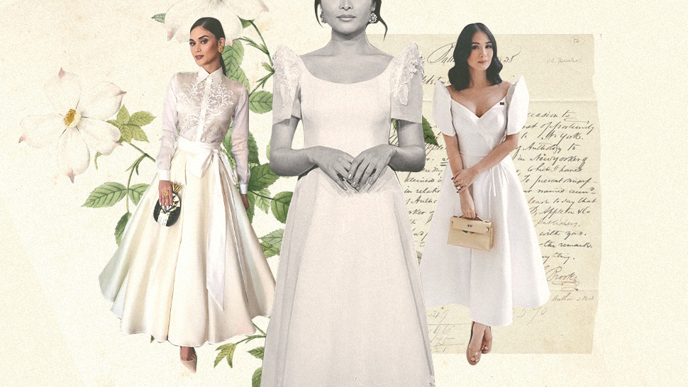 Filipiniana style outlet gown