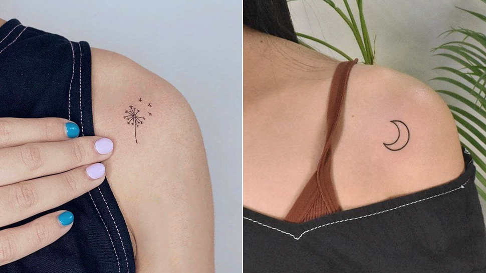 Minimalist Shoulder Tattoos for Women - wide 9