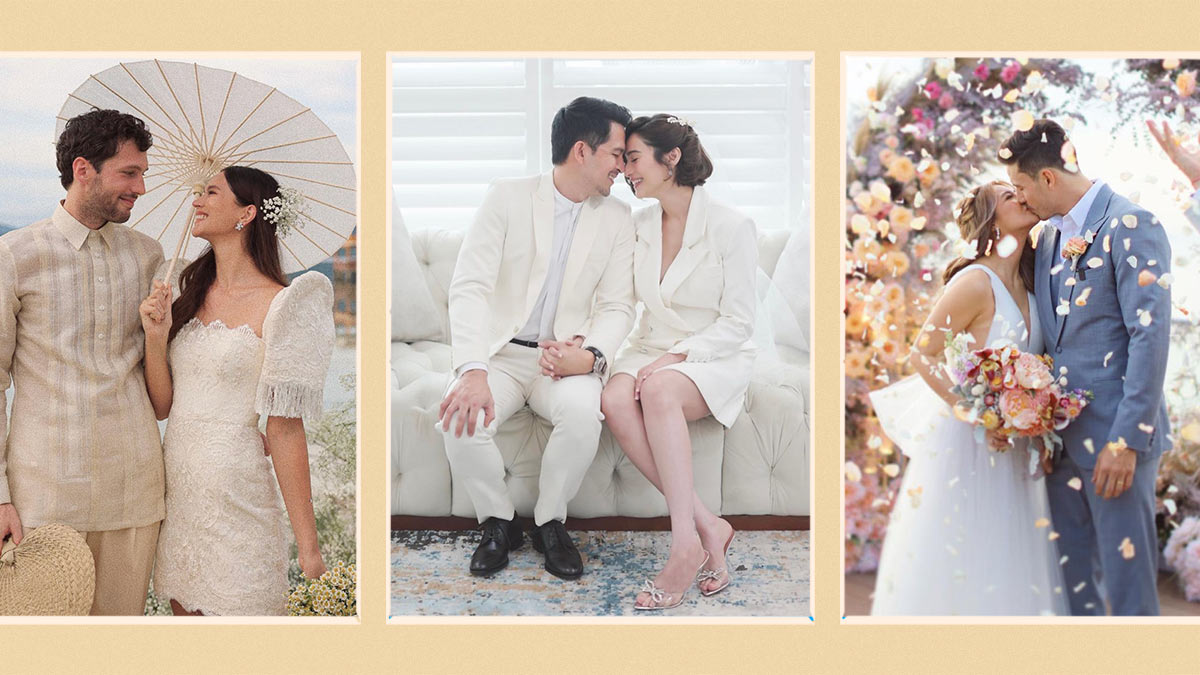 Pinay Celebrity Brides Who Wore Simple Bridal Looks