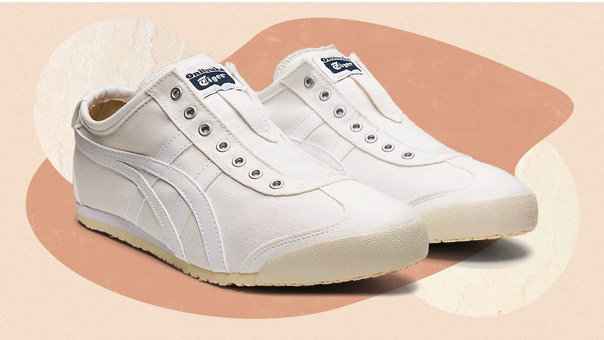 All white 2024 onitsuka tiger