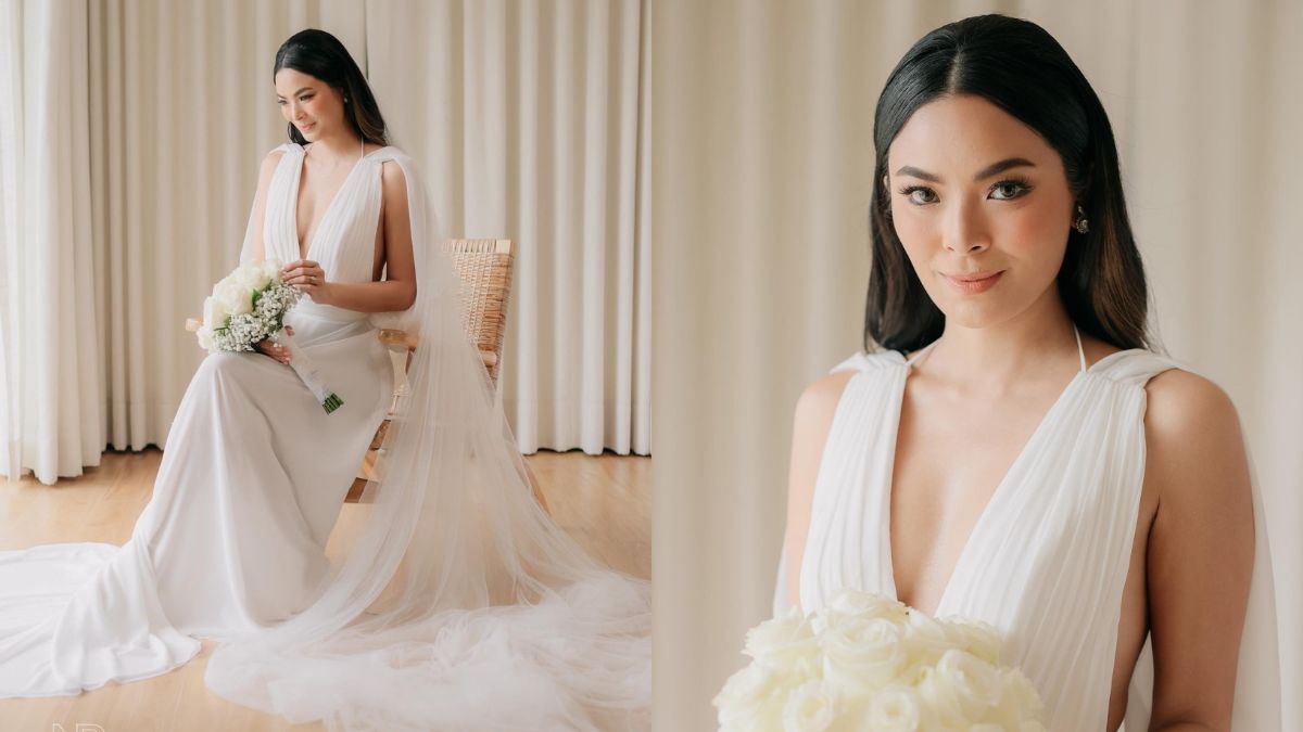 Look Maxine Medina Wore A Mark Bumgarner Gown To Her Wedding Preview Ph