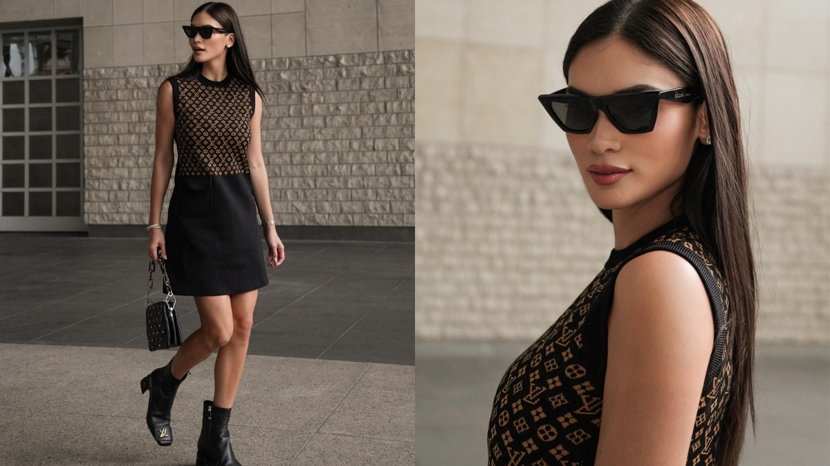 Pia Wurtzbach Wears A P200,000 Louis Vuitton Outfit In Singapore 