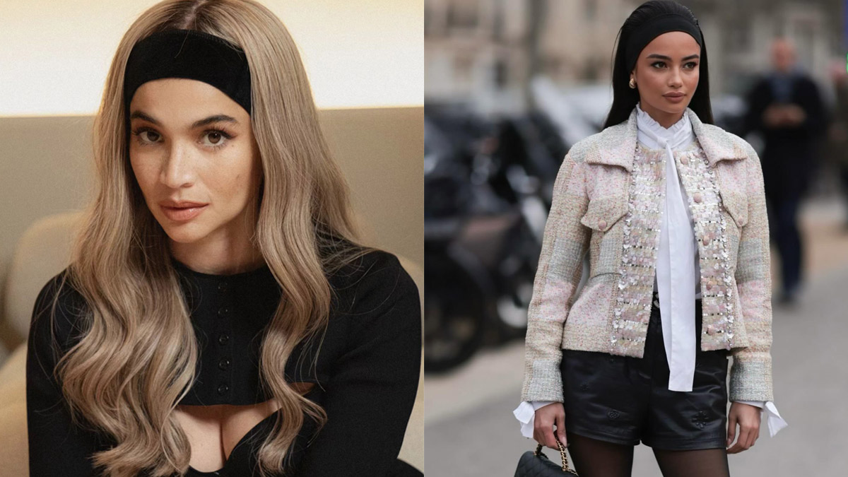 The Black Elastic Headband Trend Is Backed By Your Fave Celebs & It Costs  Less Than $5