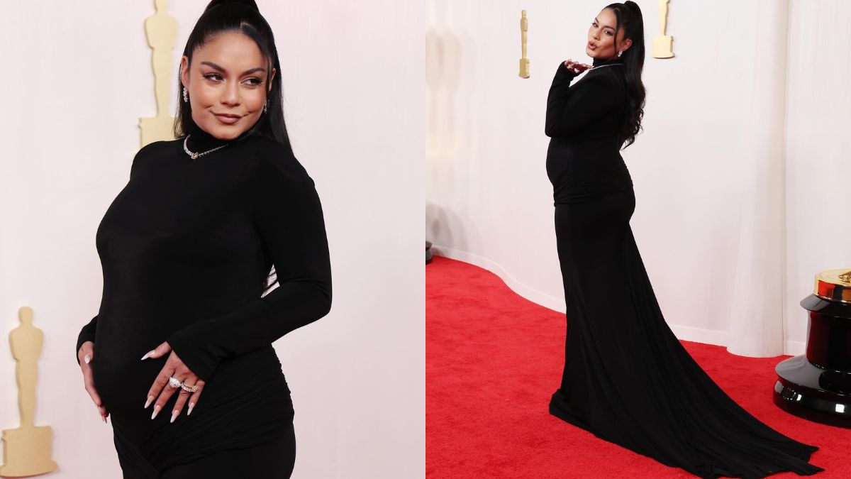 Vanessa Hudgens Debuts Pregnant Belly At The 2024 Oscars Previewph 