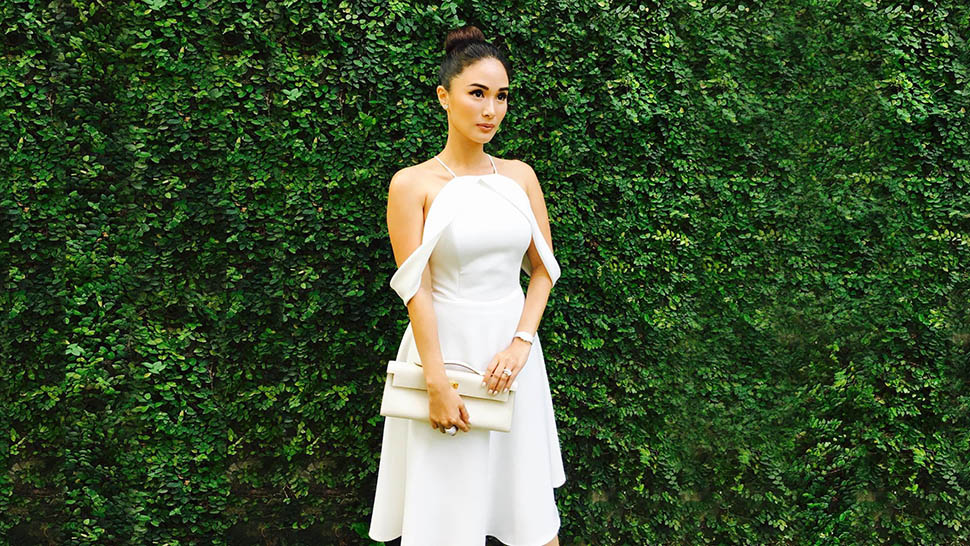 Heart evangelista hot sale white outfit