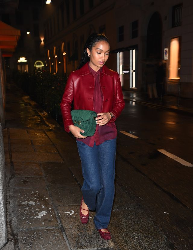 Yara Shadid with the new Gucci Soft Horsebit