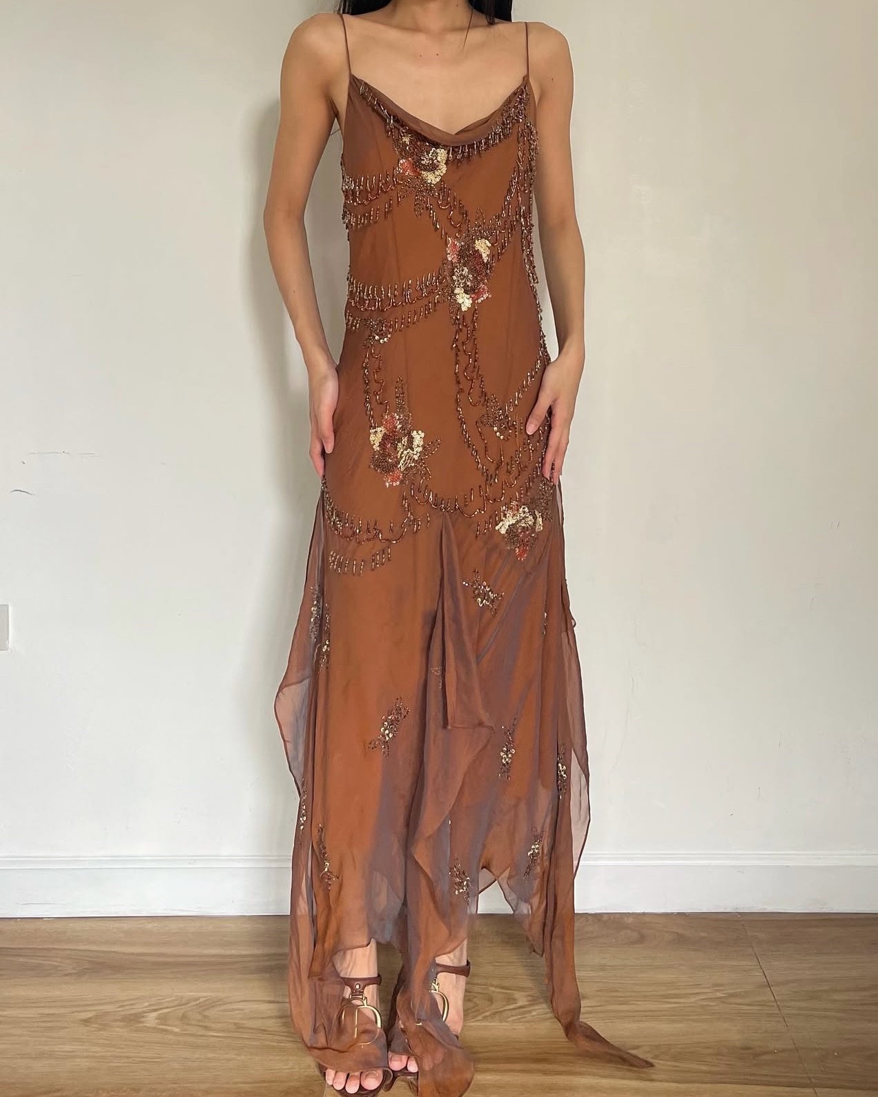 The dress Bella Hadid sourced from Philippine vintage thrift store Shop Florice