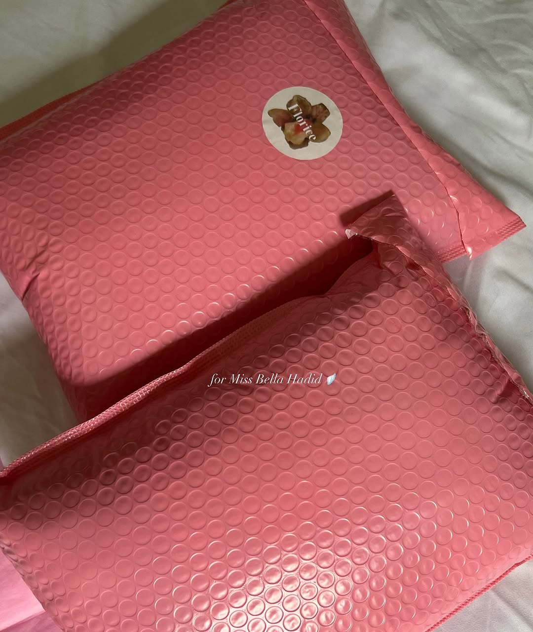 Shop Florice's package to Bella Hadid