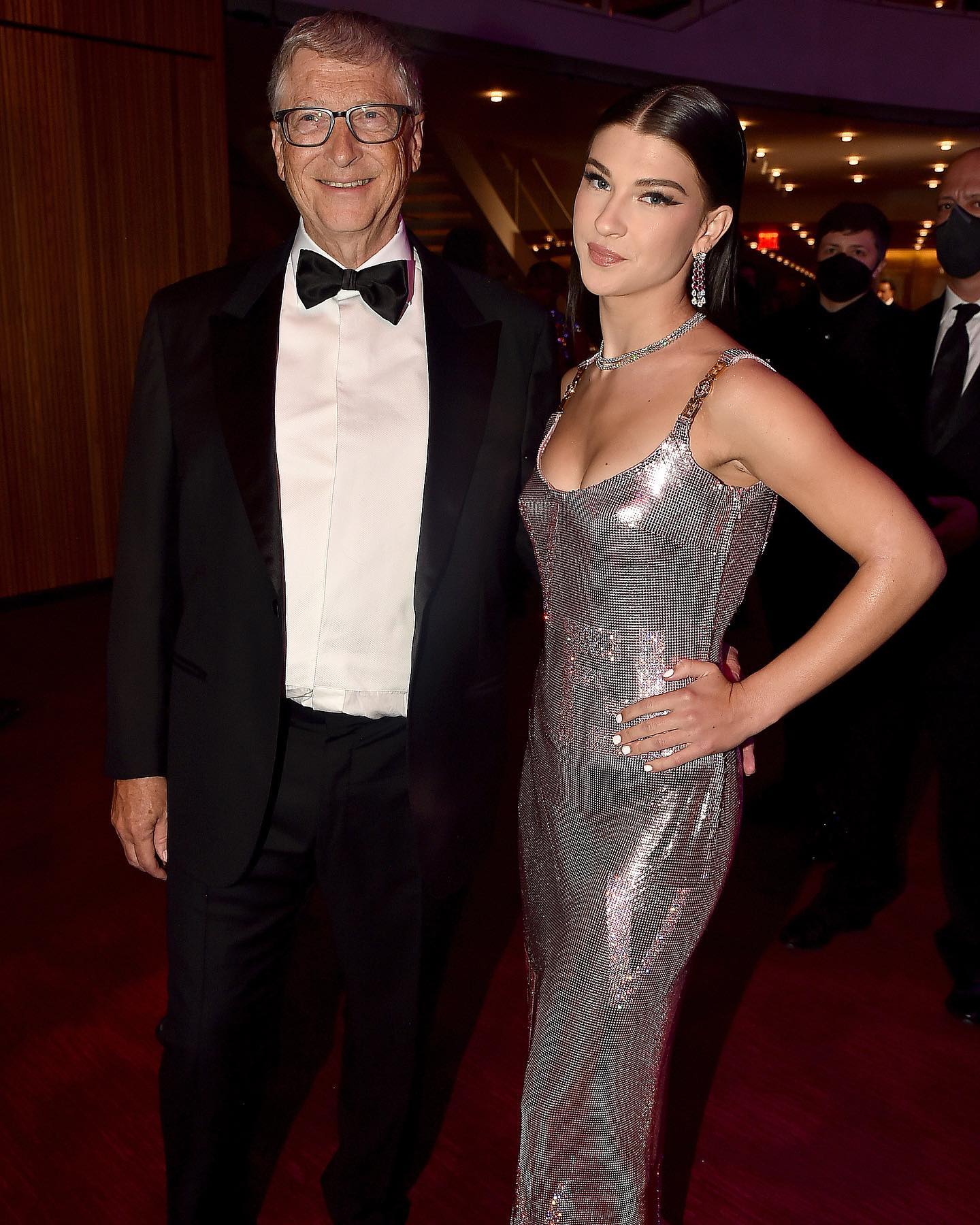 Bill gates and phoebe gates at Time 100 event