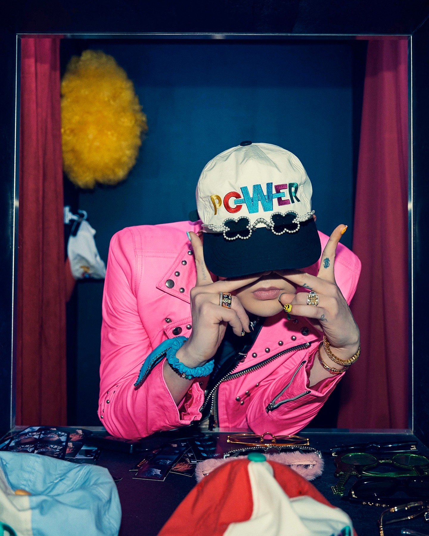 G-Dragon models his custom eyewear by Gentle Monster