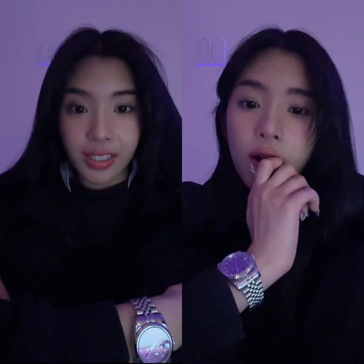 Sophia Laforteza Sports a Rolex Datejust 36 With an Aubergine Dial
