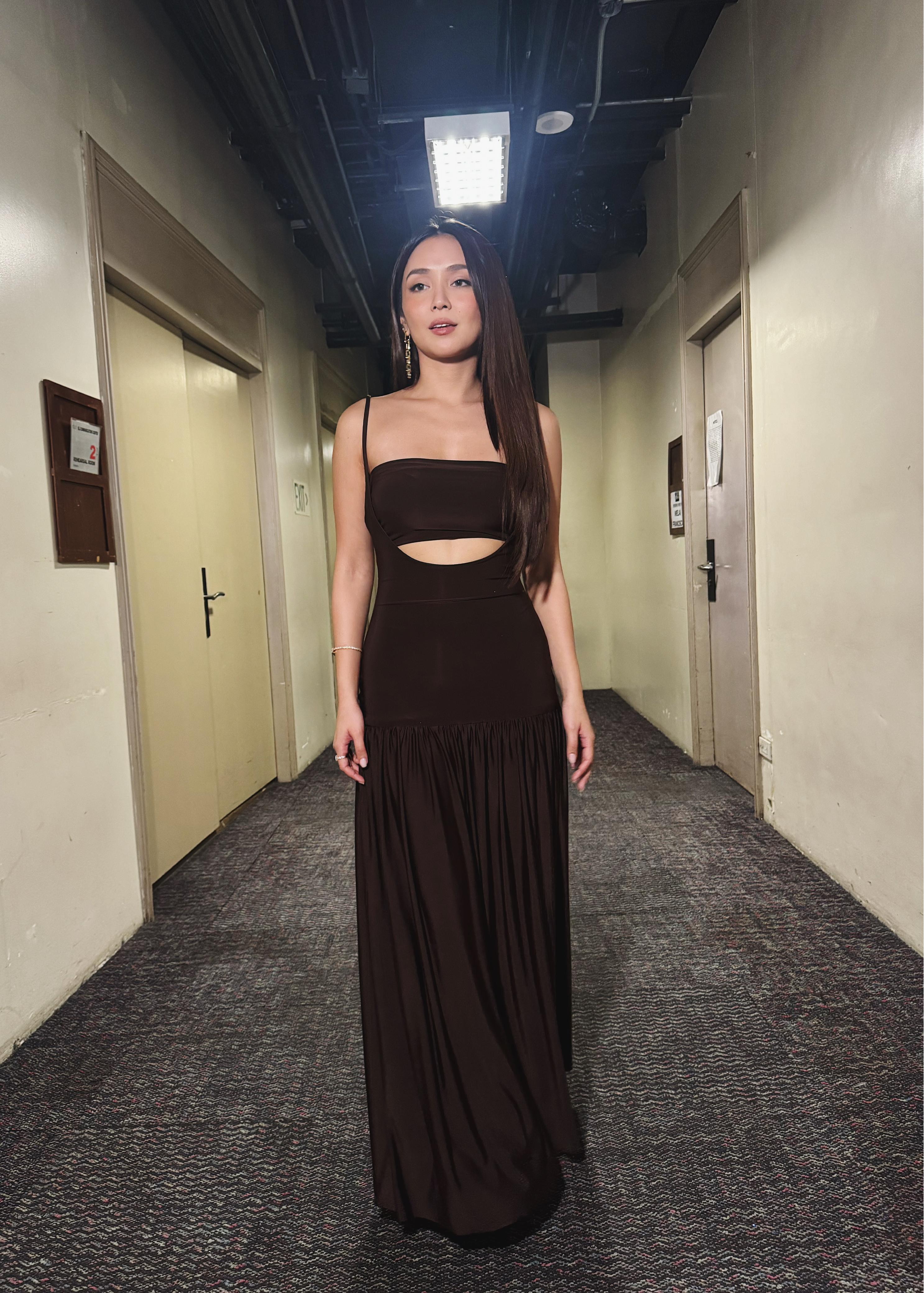Kathryn Bernardo's look for PGT Season 7: Live Semi-Finals Night. PHOTO: Courtesy of Danae Dipon