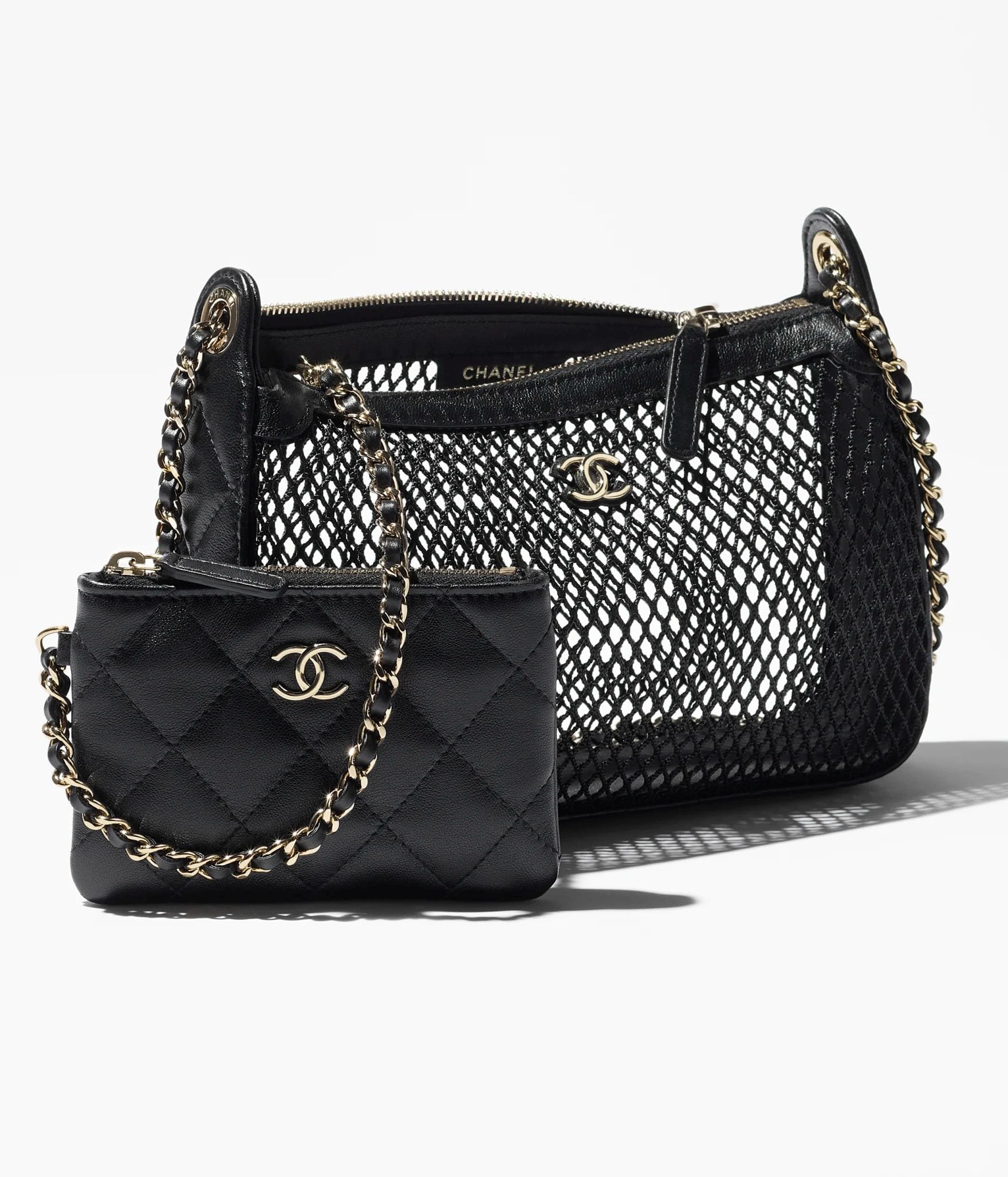 Mesh Clutch with Chain, $3100 (approximately P173,080.70), CHANEL, chanel.com