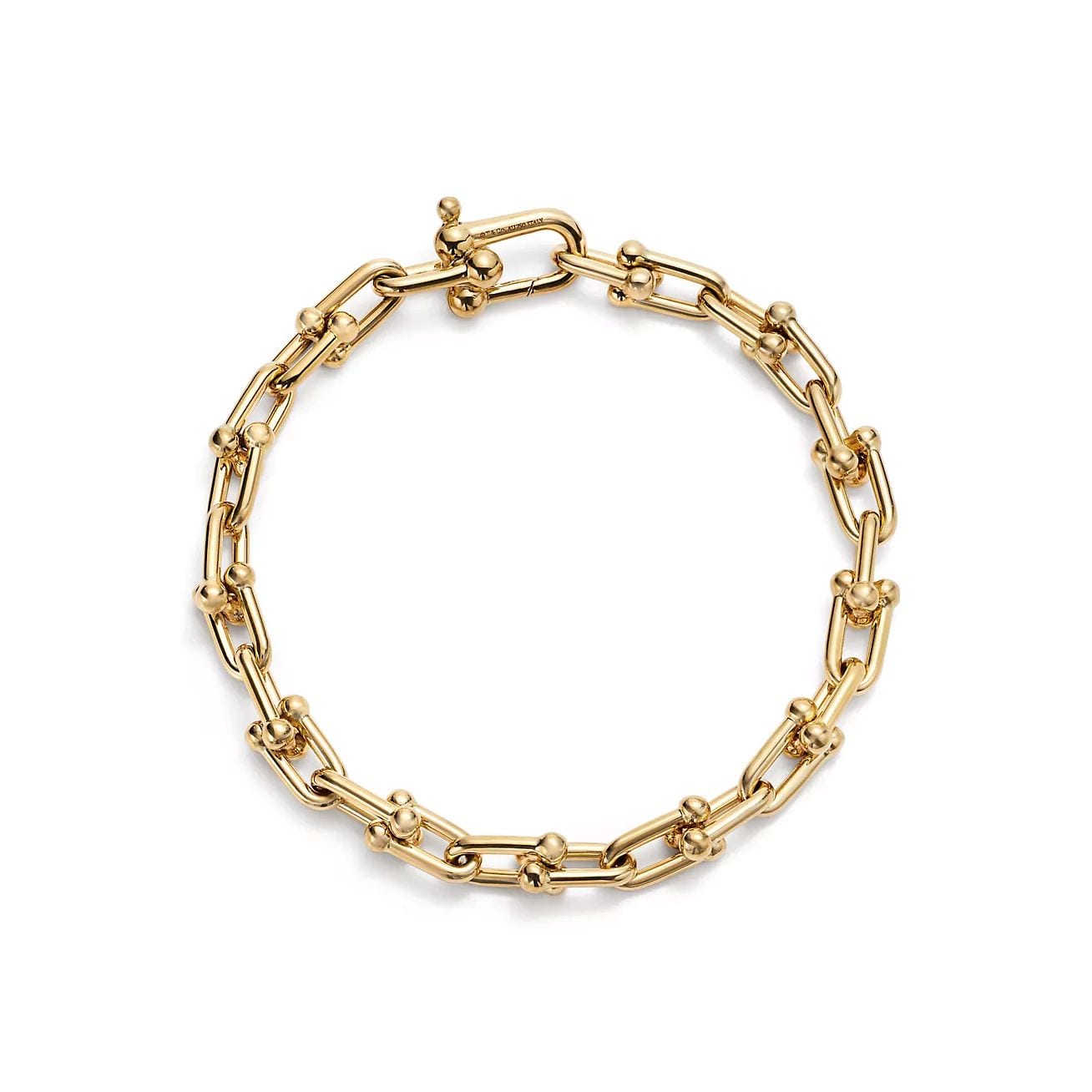 Tiffany HardWear Small Link Bracelet in Yellow Gold, $5,900 (approximately P329,134.45), TIFFANY & CO., tiffany.com