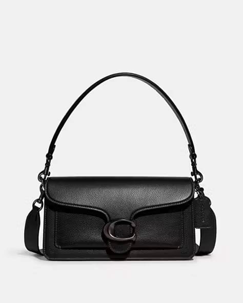 Tabby Shoulder Bag 26 in Black, SGD 895 (approximately P38,873.88), COACH, singapore.coach.com