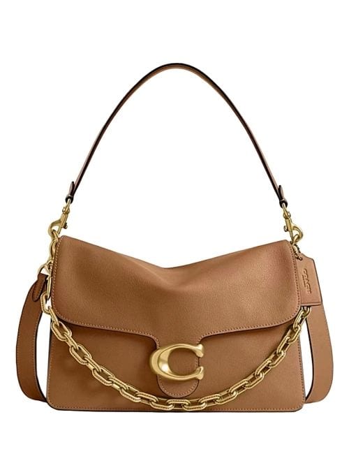Chain Tabby Shoulder Bag 30 in Brown, P51,500, COACH, trunch.ph