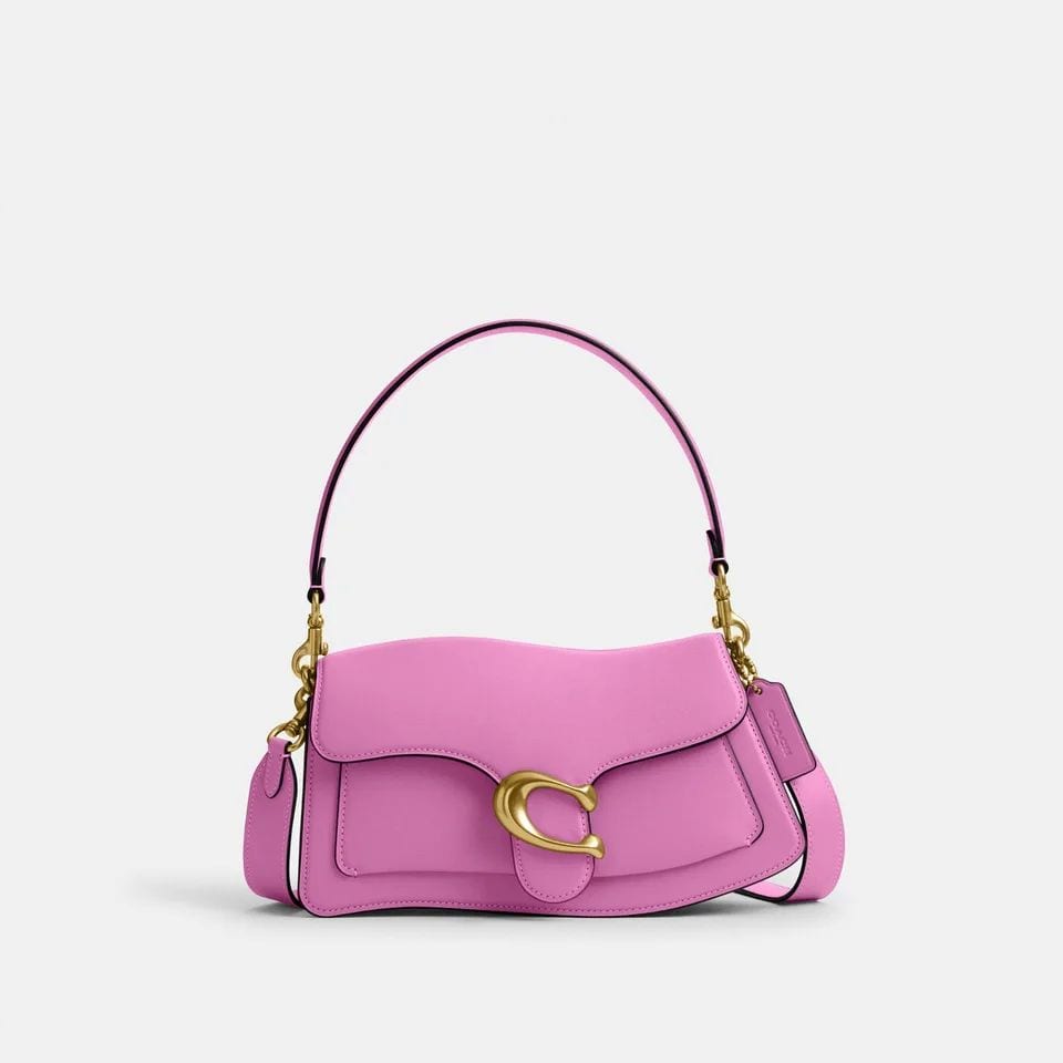 Twisted Tabby Shoulder Bag in Fuschia, RP 11,790,000 (approximately P40,472.24), COACH, id.coach.com