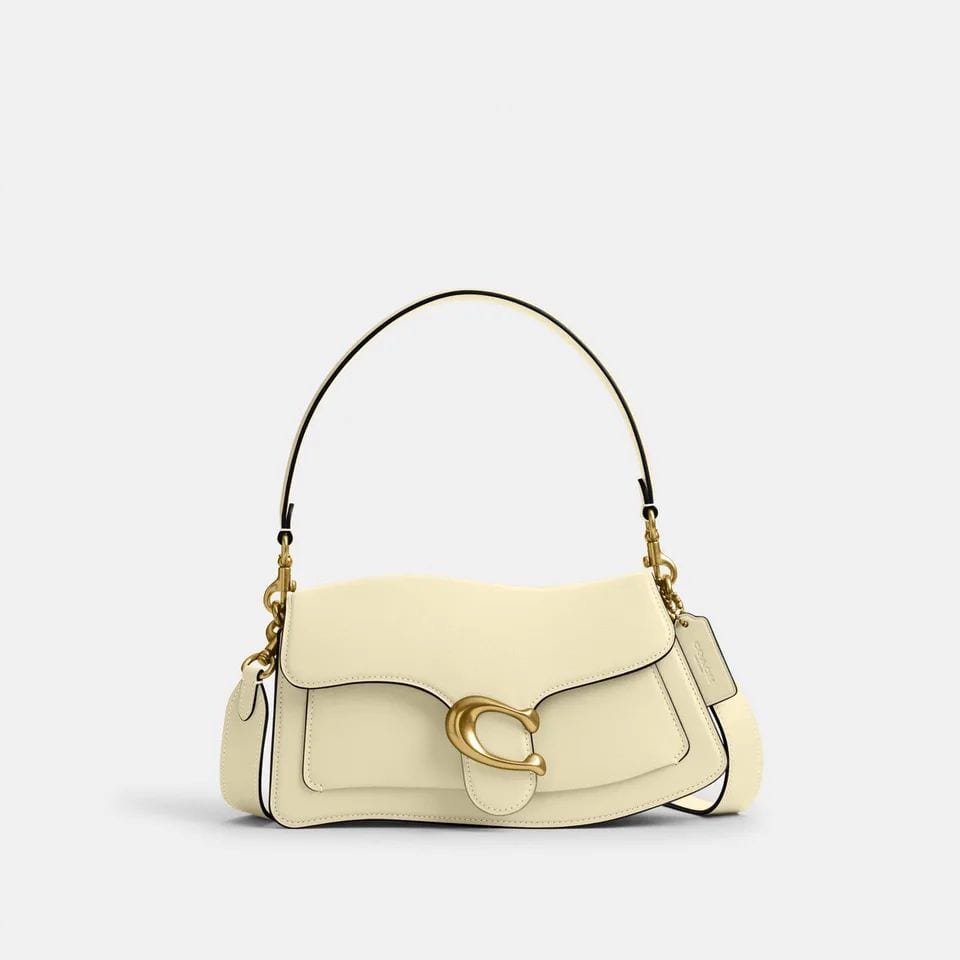 Twisted Tabby Shoulder Bag in Moonlight, RP 11,790,000 (approximately P40,472.24), COACH, id.coach.com