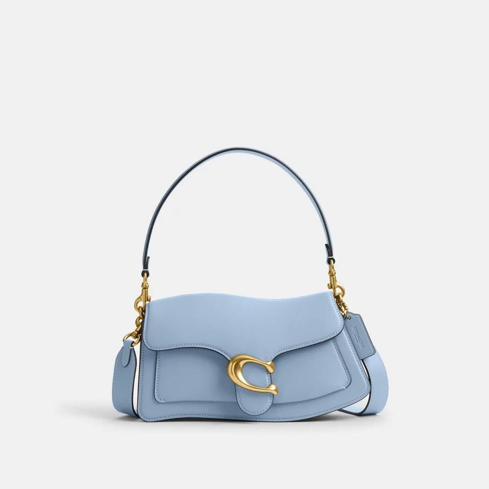 Twisted Tabby Shoulder Bag in Blue, RP 11,790,000 (approximately P40,472.24), COACH, id.coach.com