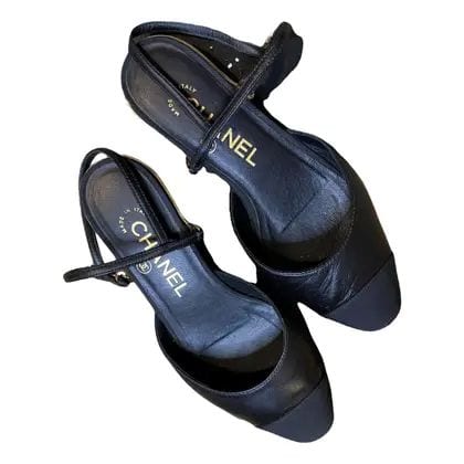 Slingback leather mules [pre-loved], $468.69 (approximately P26,943.56), CHANEL, us.vestiairecollective.com*