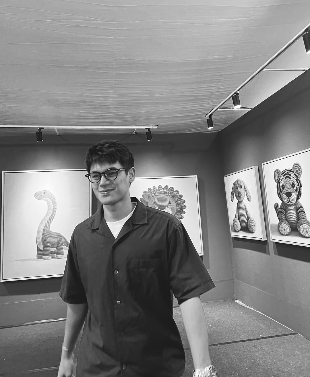 Dustin sporting his Rolex Submariner watch.