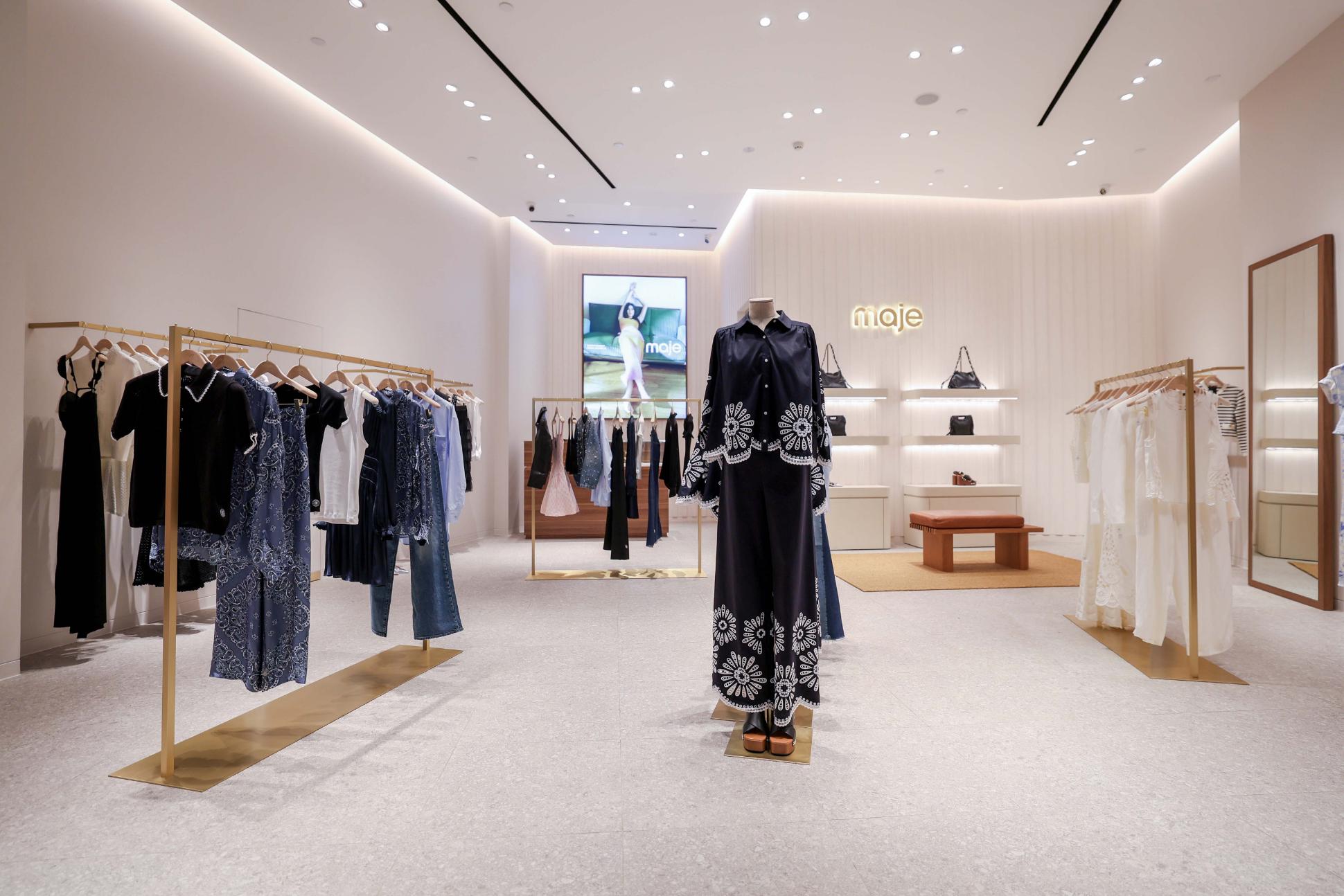 Maje its opens first store in the Philippines at Greenbelt 5. PHOTO: Courtesy of SSI