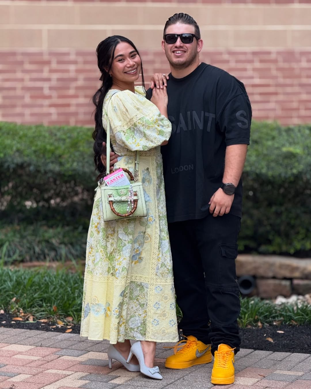 Jessica with her husband Rickie.