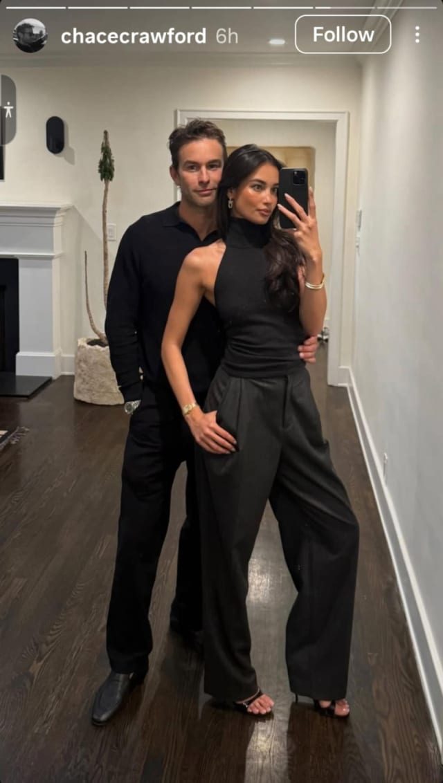 Chace Crawford and Kelsey Merritt