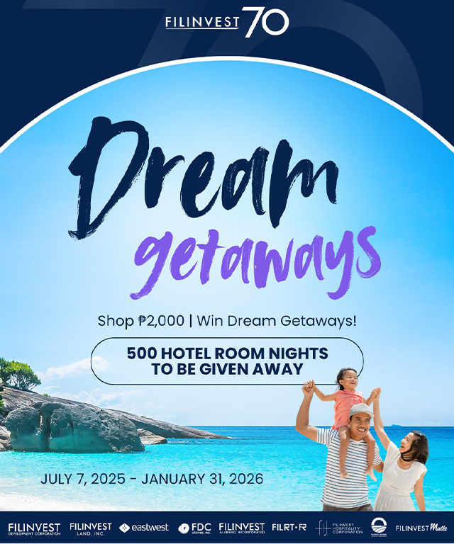 Filinvest Dream Getaways Promo