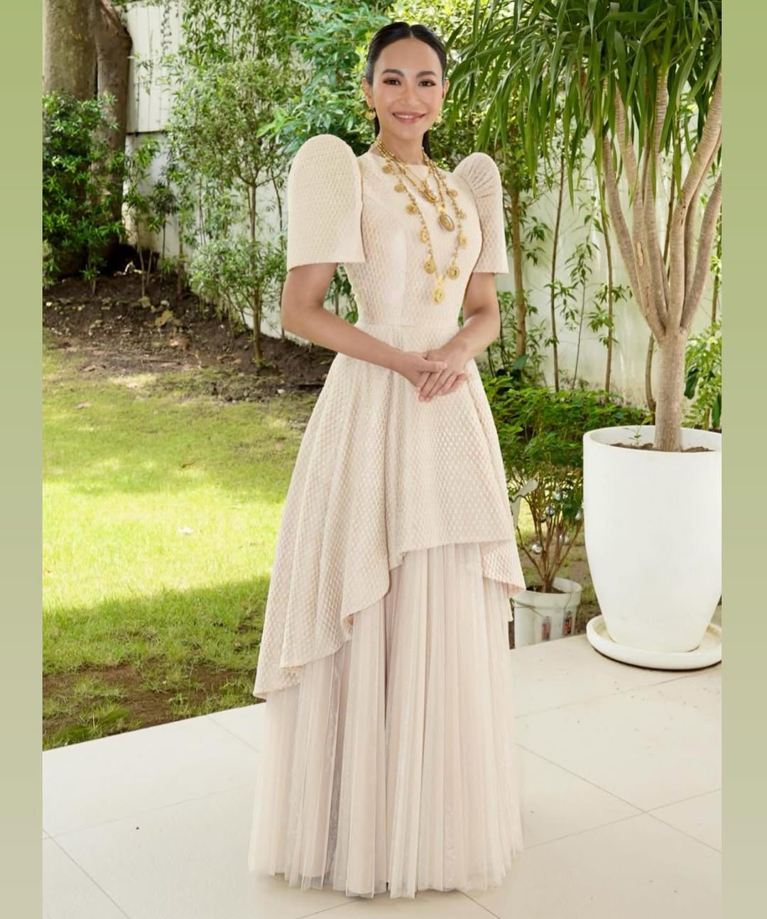 Em Villar in Ivar Aseron, styled by Cath Sobrevega and Mika Alejo
