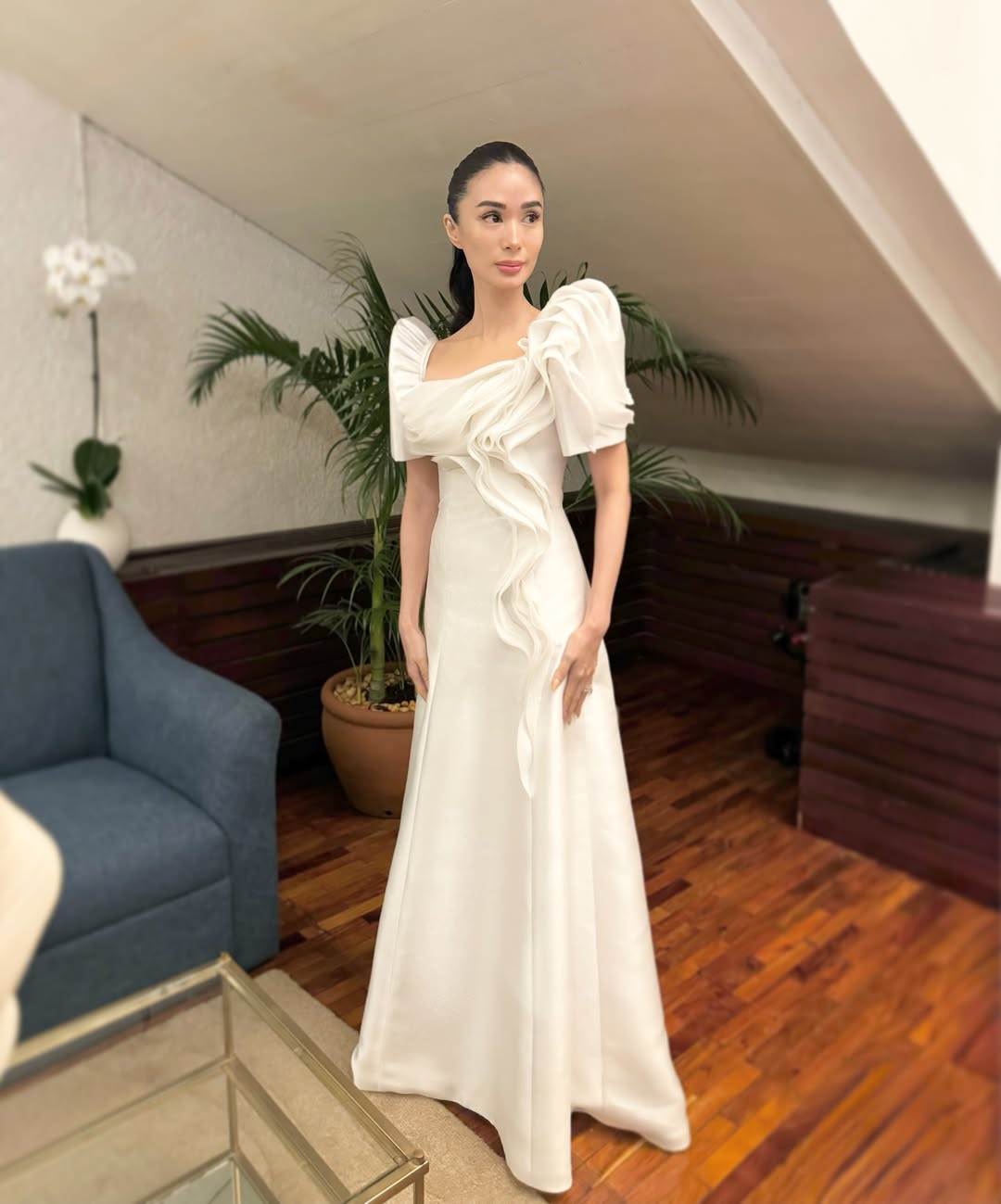 Heart Evangelista in Michael Leyva, styled by Iza Sim