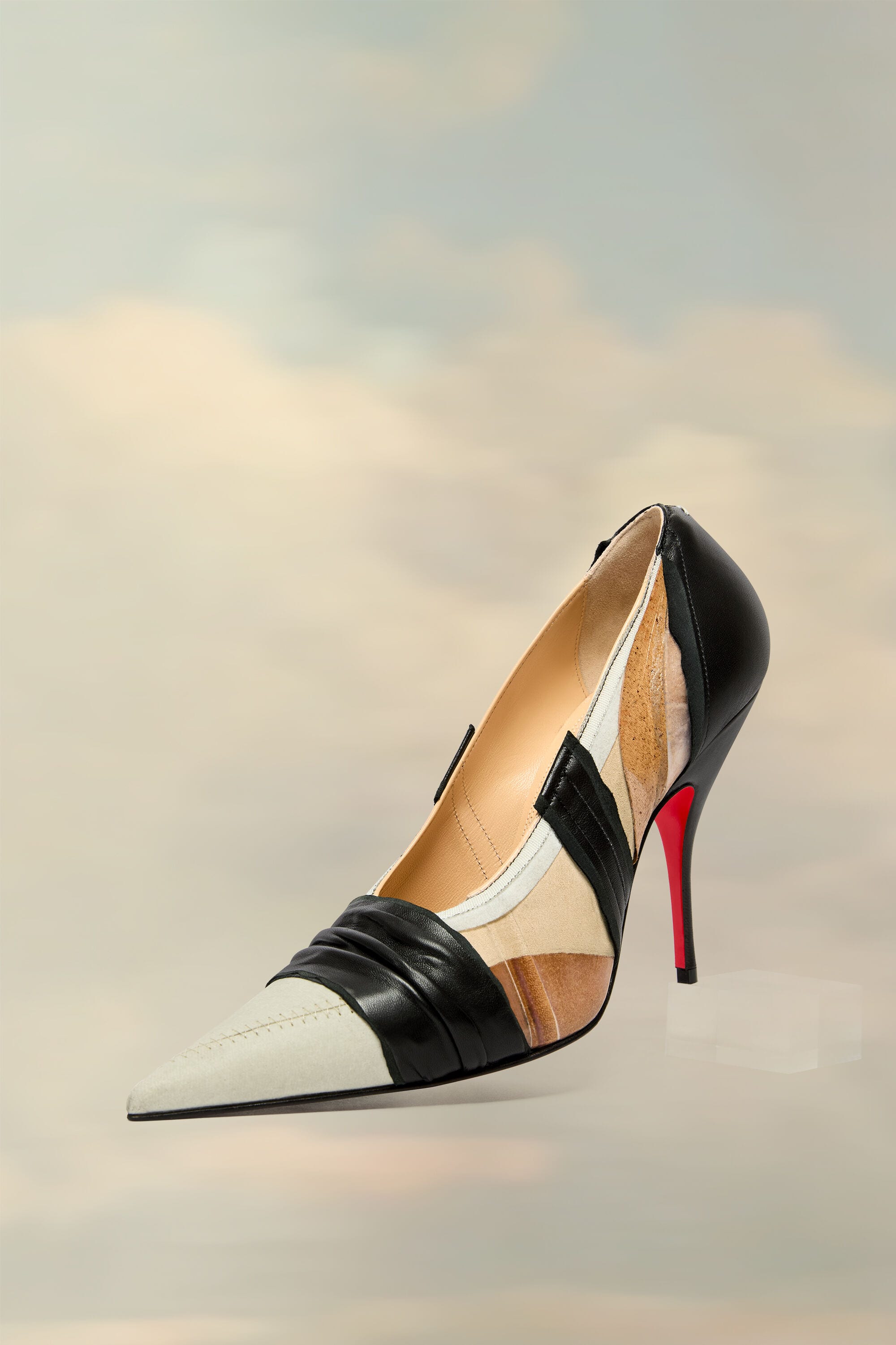 Martinloula - 100 mm Pumps - Lamb nappa leather - Black, SEK 15,600 (approximately P93,569.53), CHRISTIAN LOUBOUTIN X MAISON MARGIELA, eu.christianlouboutin.com