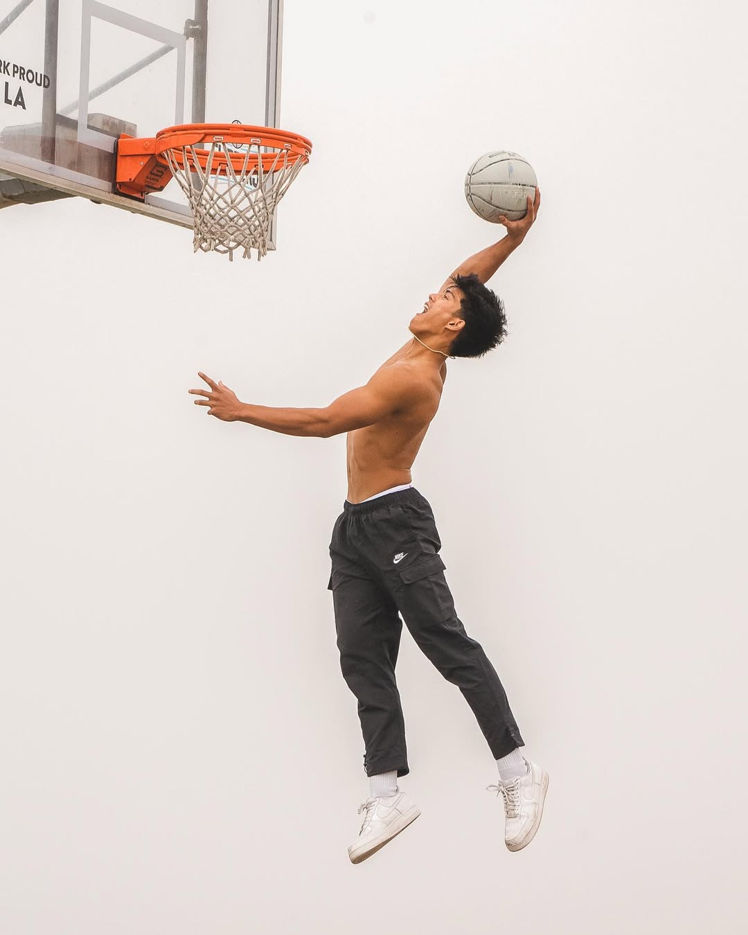 Anthony Constantino playing basketball