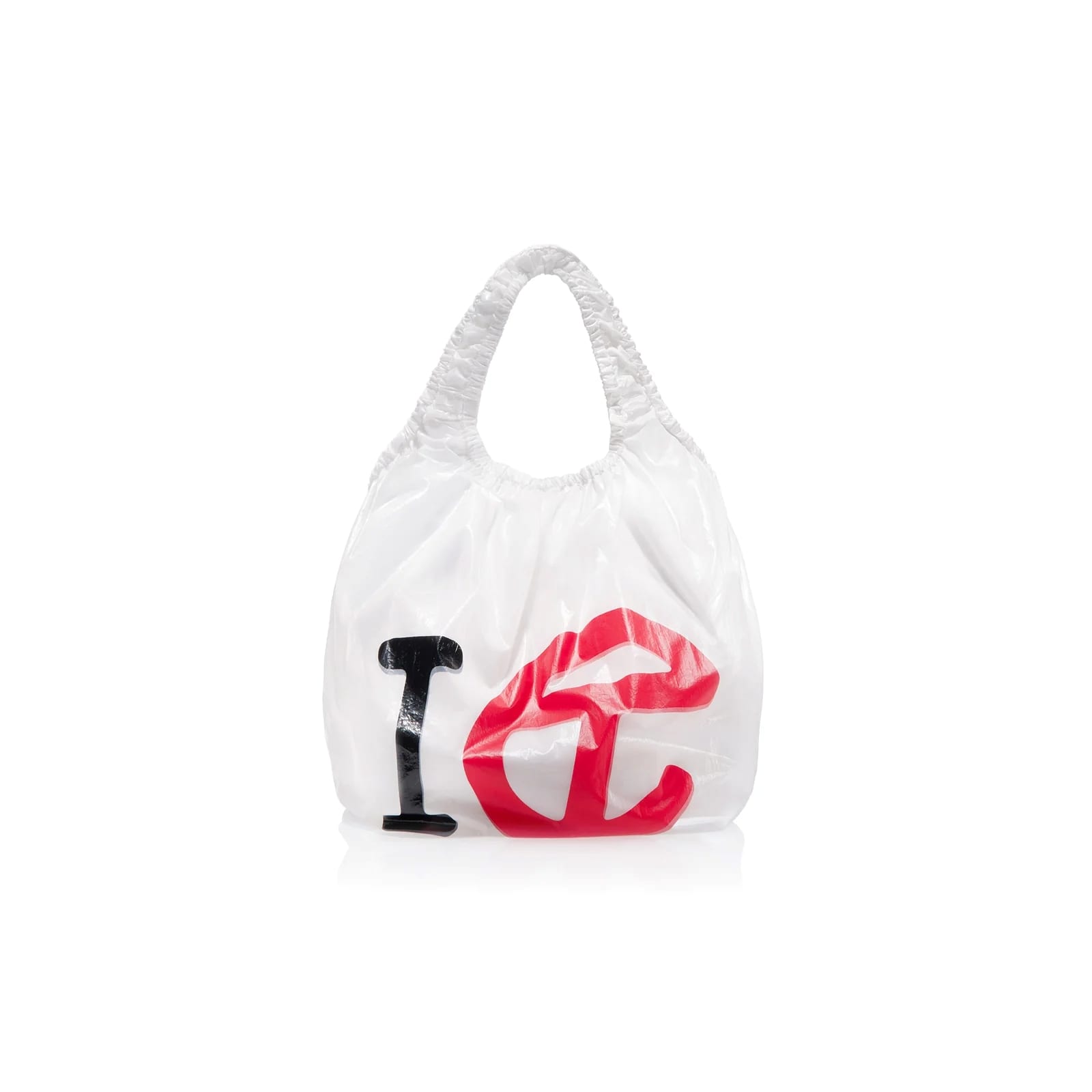 Regular New York Plastic Bag | White - Medium, $148 (approximately P8,452.58), TELFAR, telfar.net