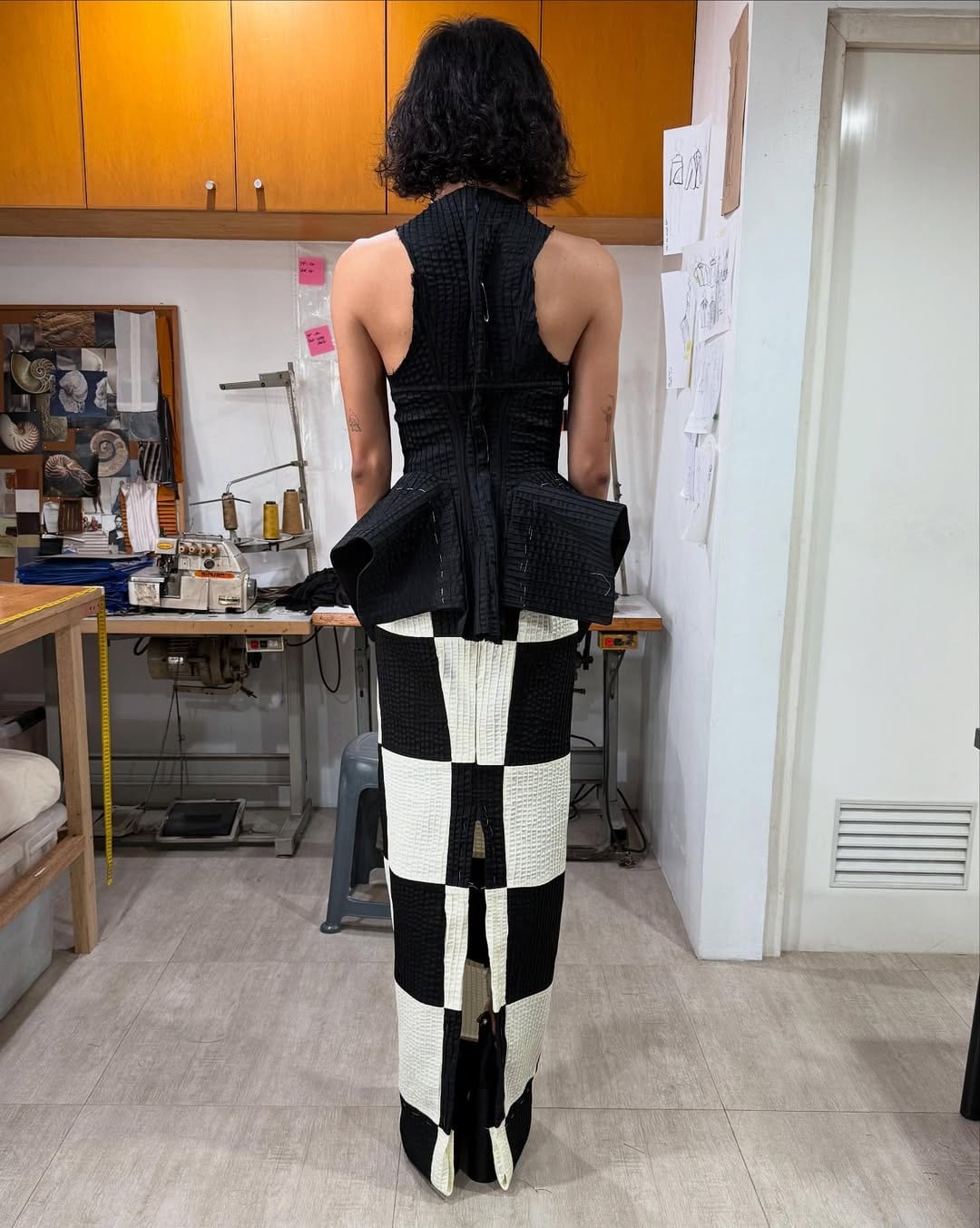 The making of Mimiyuuuh's look for the Wednesday Season 2 premiere.