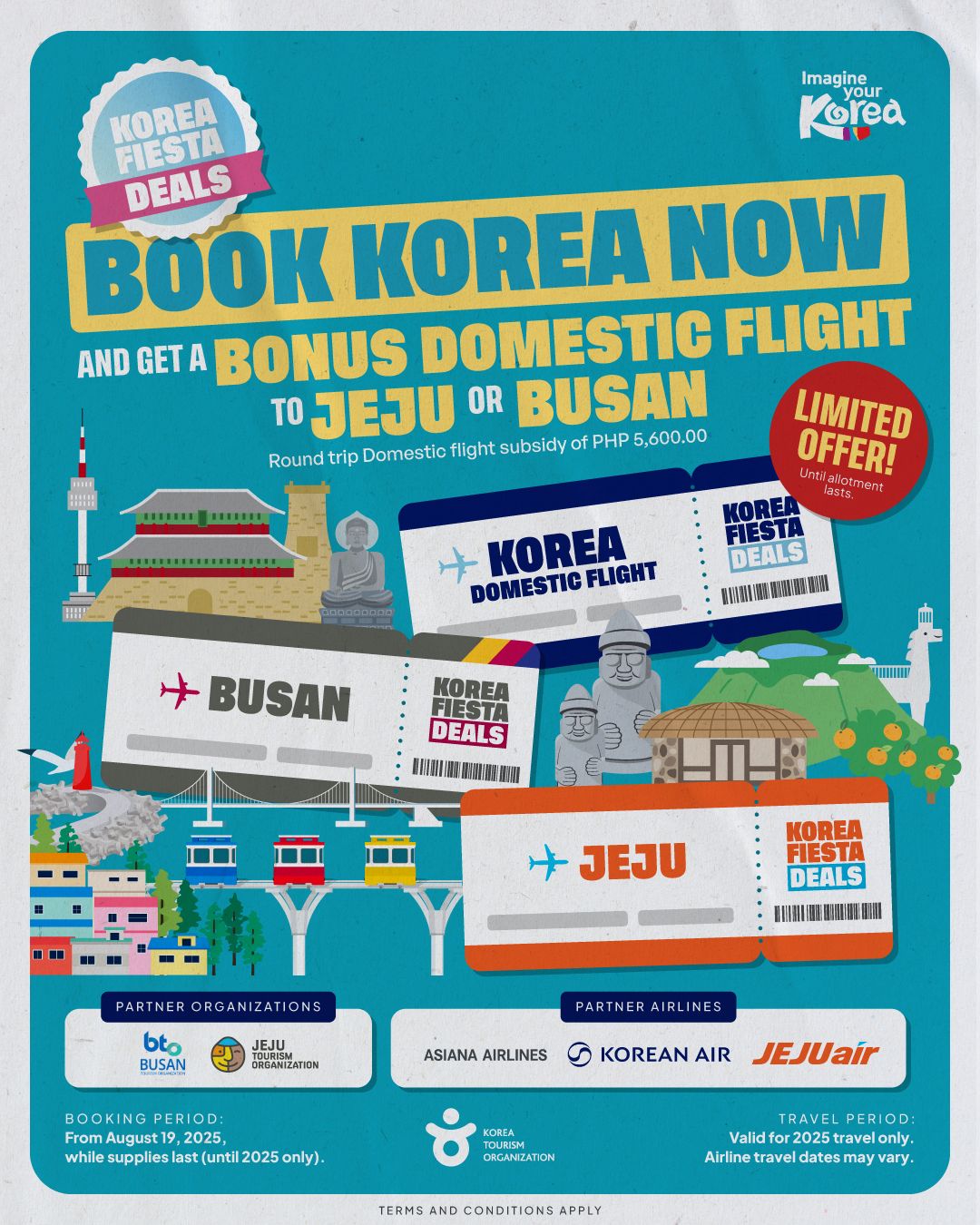 Korea Tourism Organization's Korea Fiesta Deals