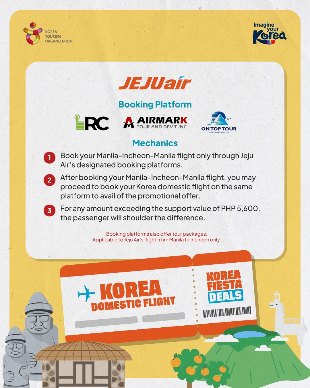 Jeju Air Korea Tourism Organization Korea Fiesta Deals
