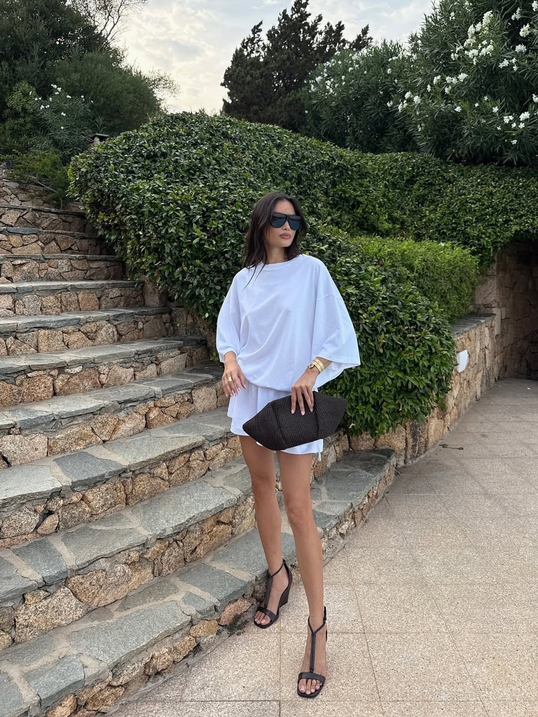Kelsey Merritt white OOTD
