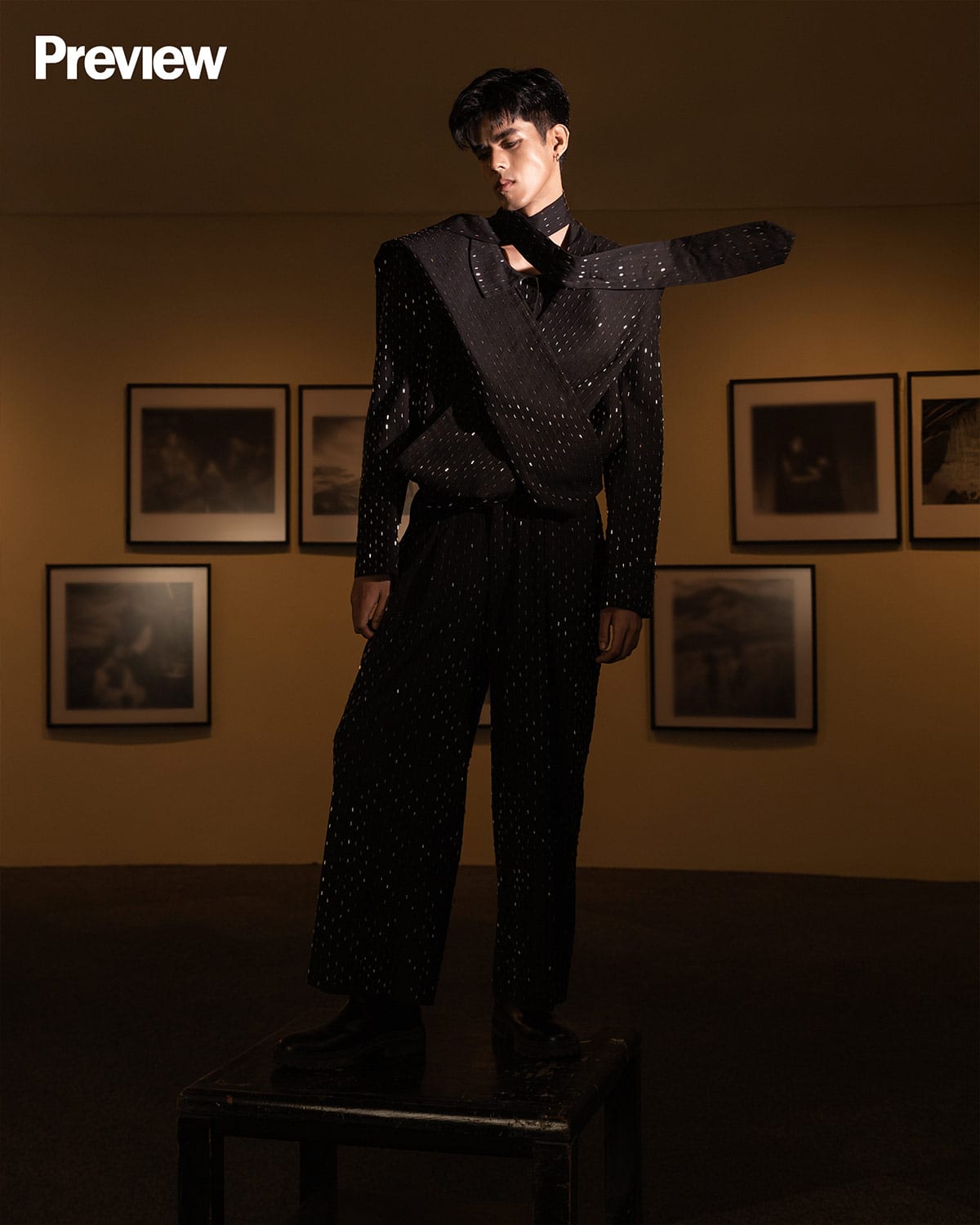 Ethan Fabella of PMAP wears ANTONINA.