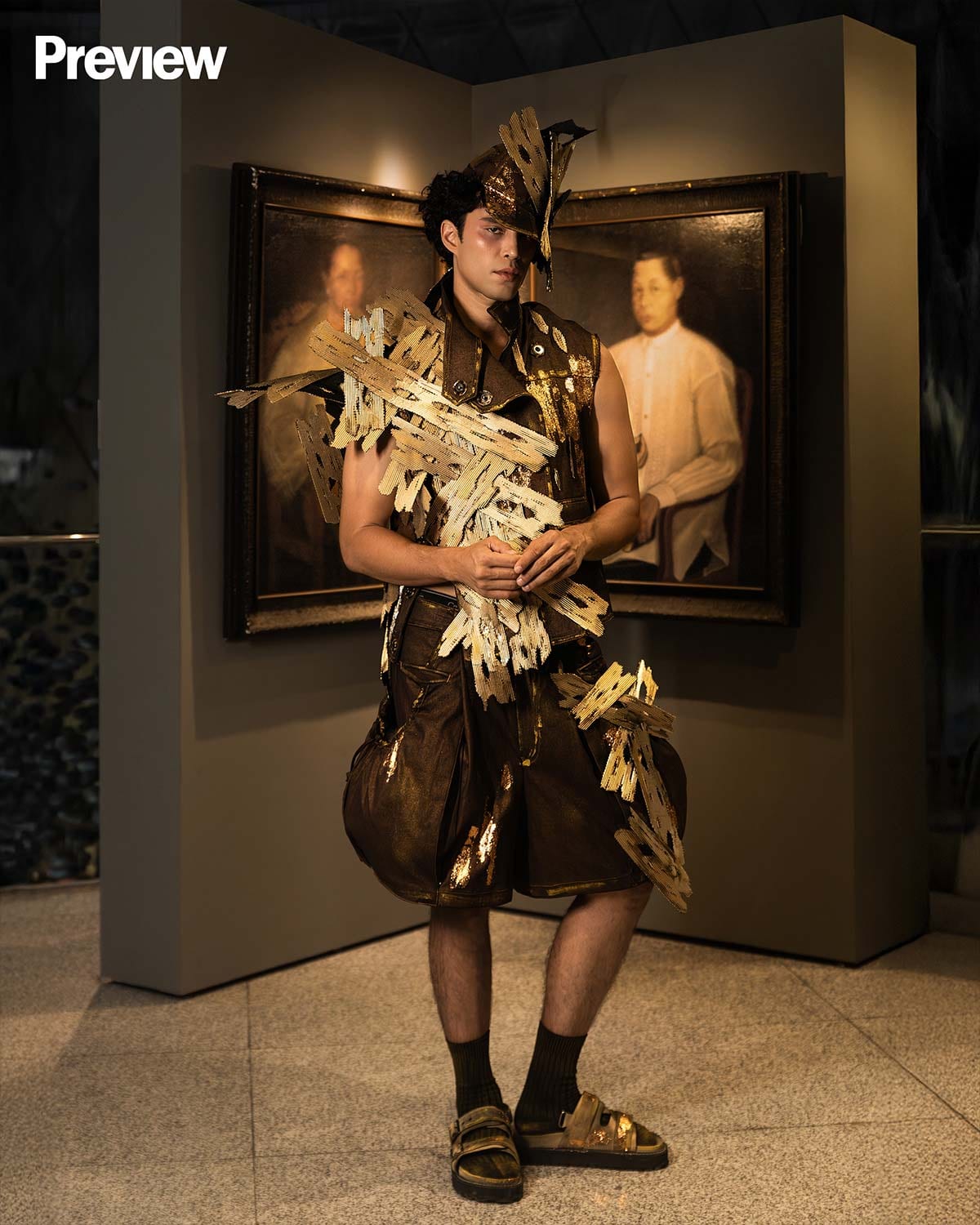 Philippe Magalona of PMAP wears JAGGY GLARINO.