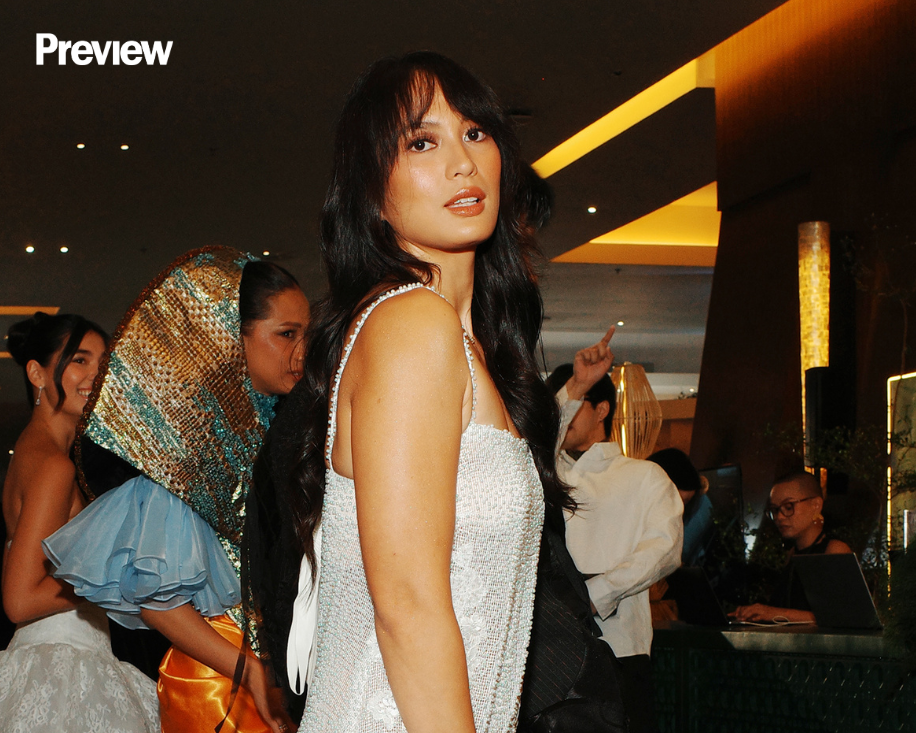 Isabelle Daza in Vania Romoff at Preview Ball 2025