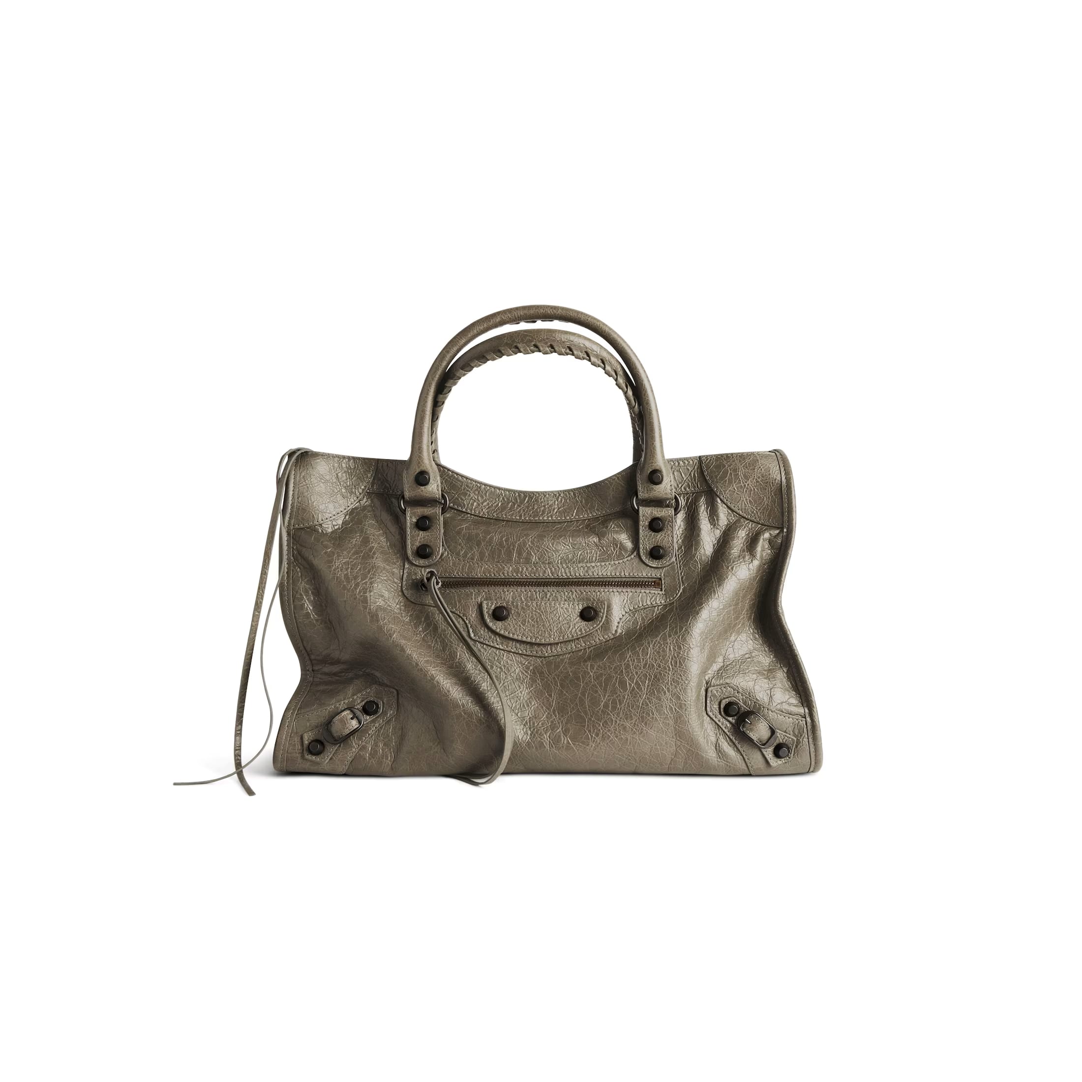 Le City Bag Medium in Army Green, £2090 (approximately P161,777.43), BALENCIAGA, balenciaga.com