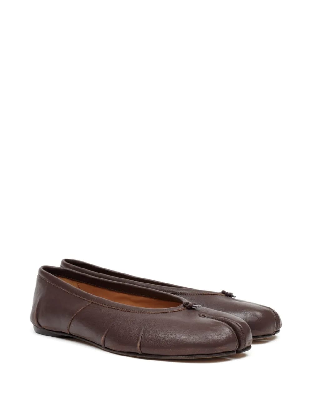 Tabi ballet flats in Brown, $891 (approximately P50,880.99), MAISON MARGIELA, farfetch.com