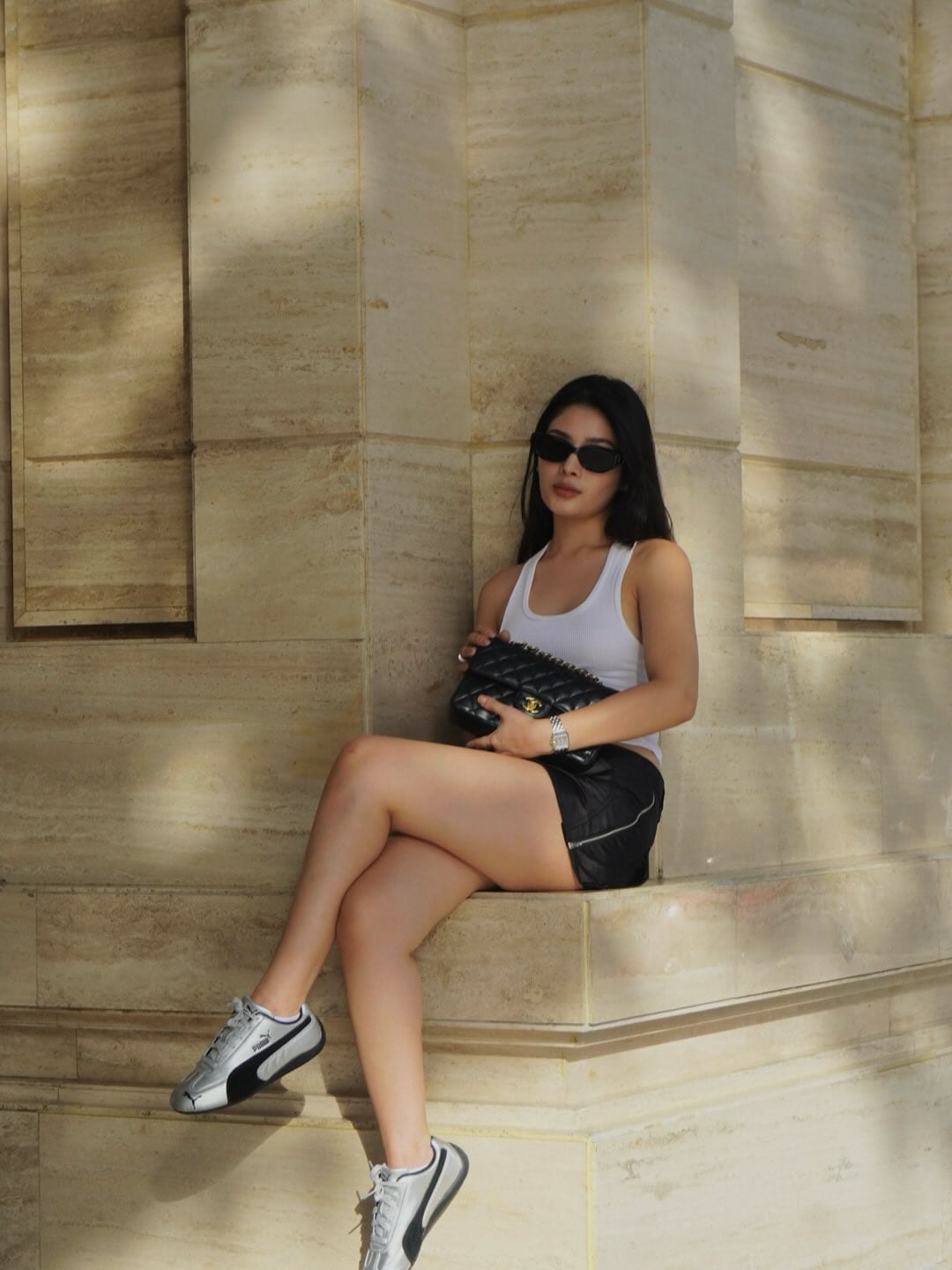 AZ Martinez Sporting the Cartier Panthere with her Off-Duty Looks