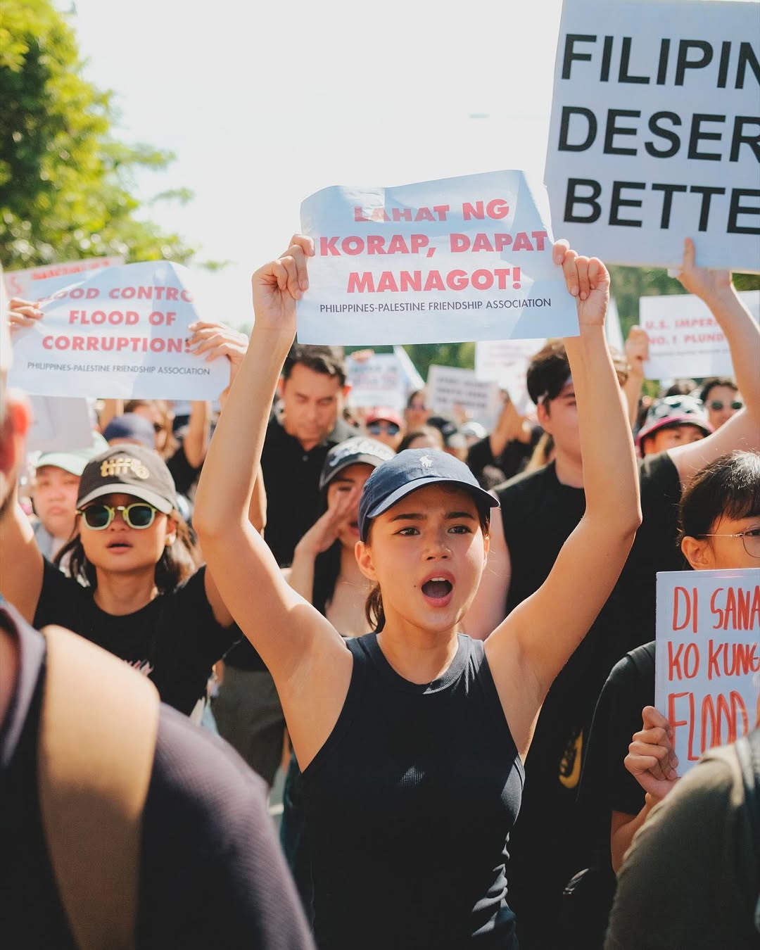 Maris Racal joins the rallies against corruption