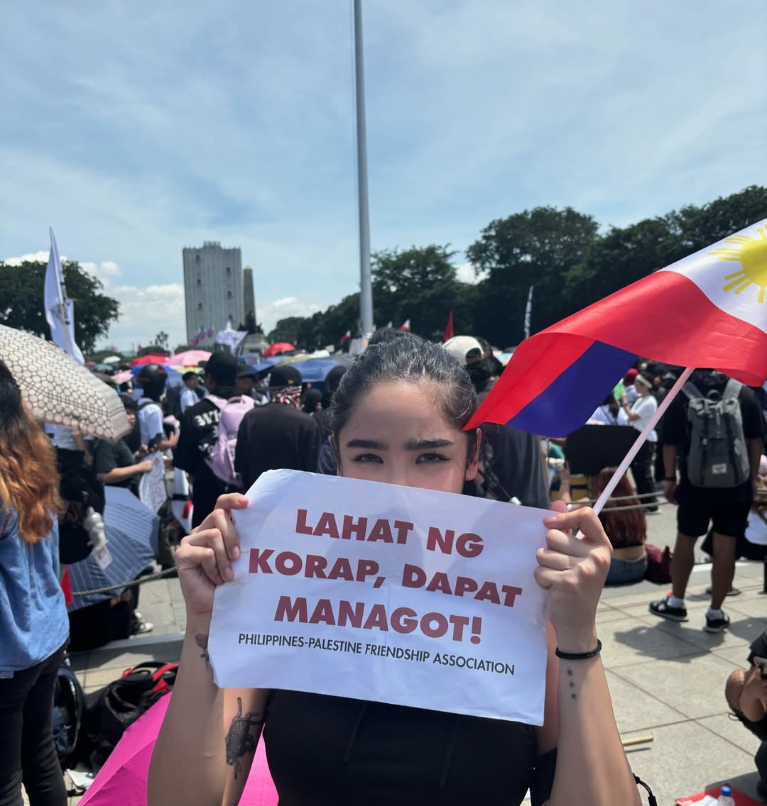 Andrea Brillantes at the September 21 rallies
